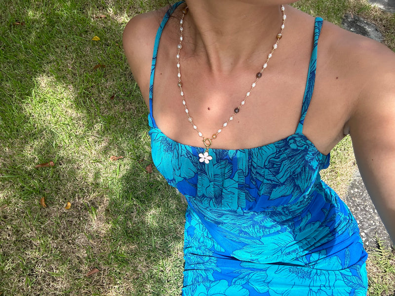PEARLS AND FLOWER